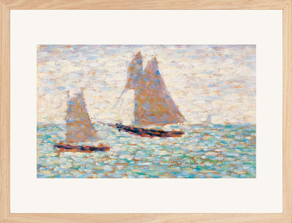Yelkenli Tekneler - Georges Seurat