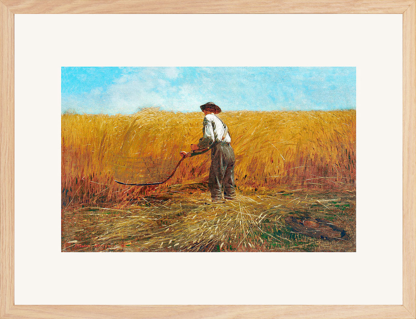 Buğday Tarlası - Winslow Homer
