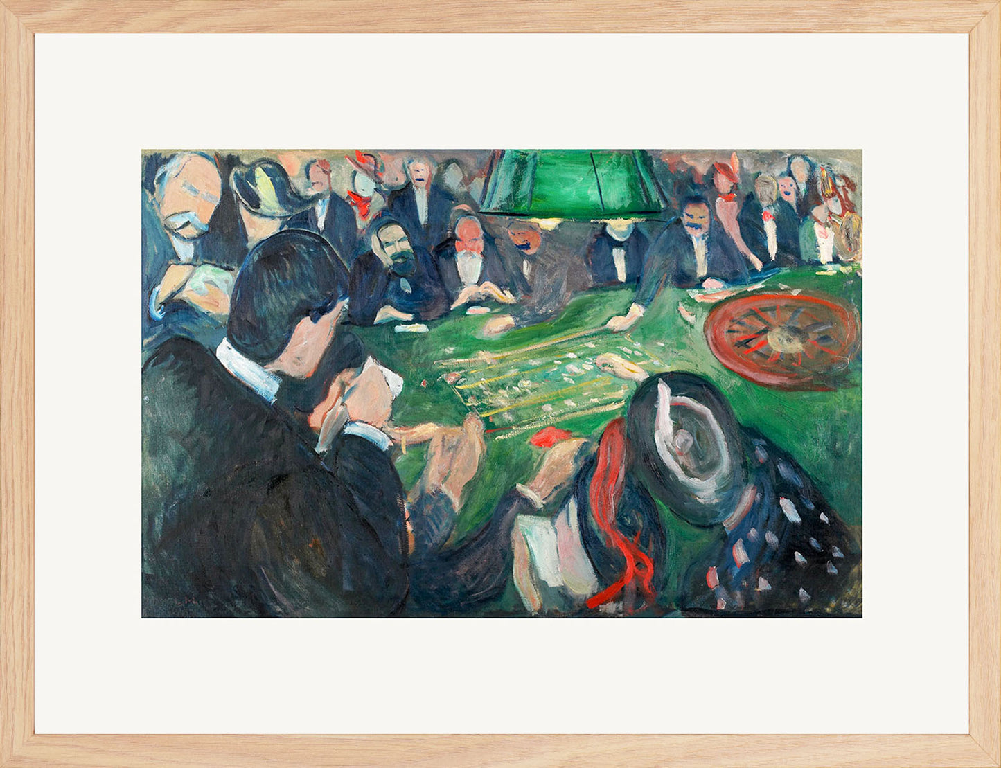 Monte Carlo'daki Rulet Masasında - Edvard Munch