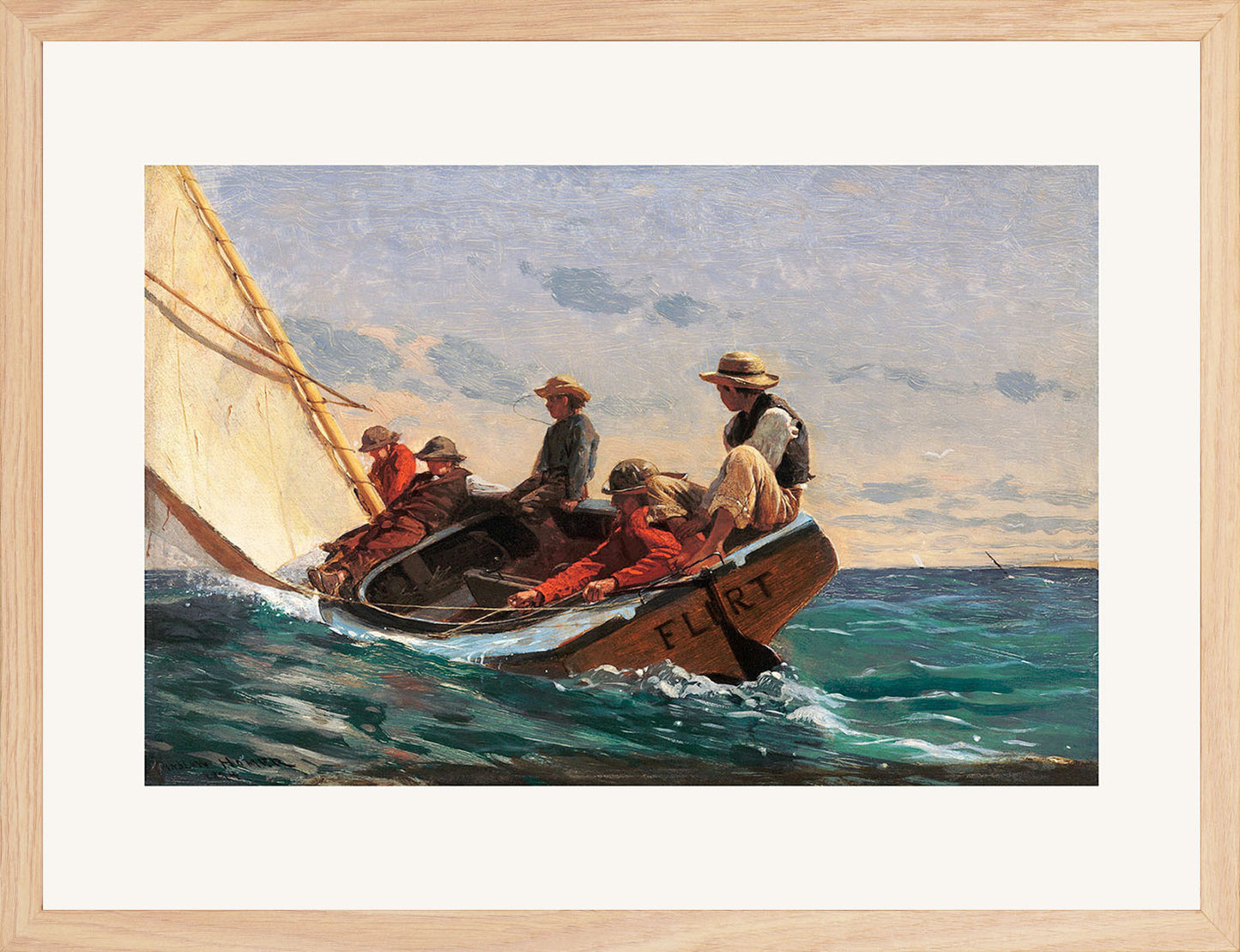 Yelkenli Tekne - Winslow Homer