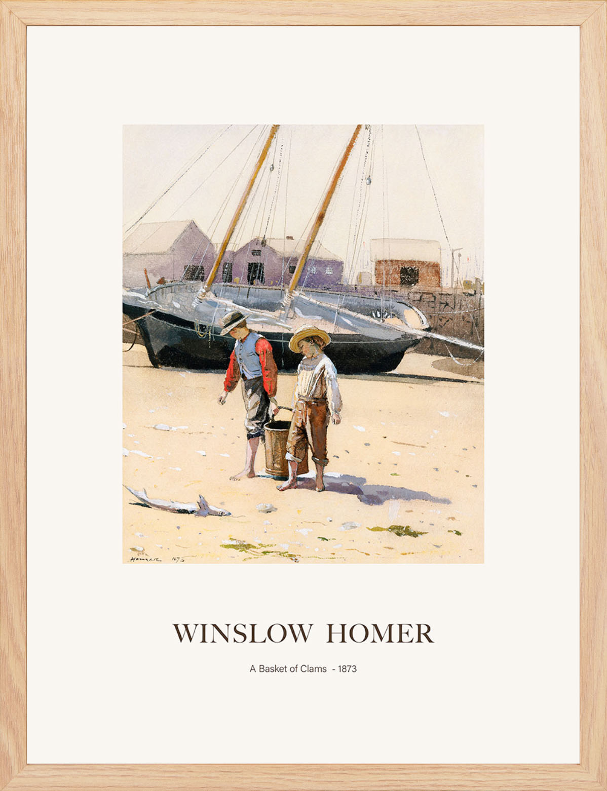 İstiridye Sepeti - Winslow Homer