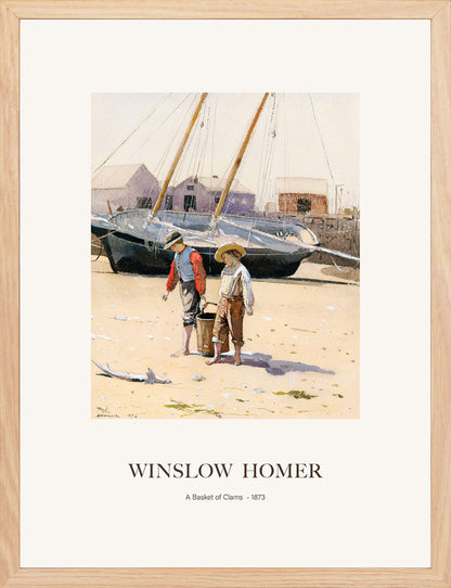İstiridye Sepeti - Winslow Homer