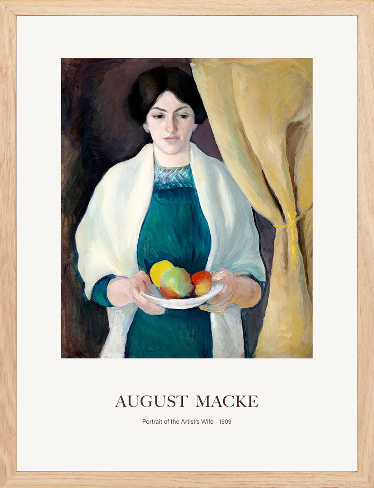 Sanatçının Karısının Portresi - August Macke