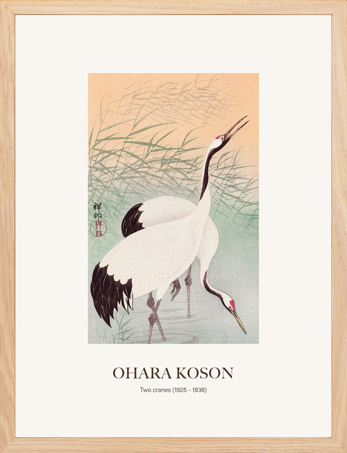 İki Turnagil - Ohara Koson
