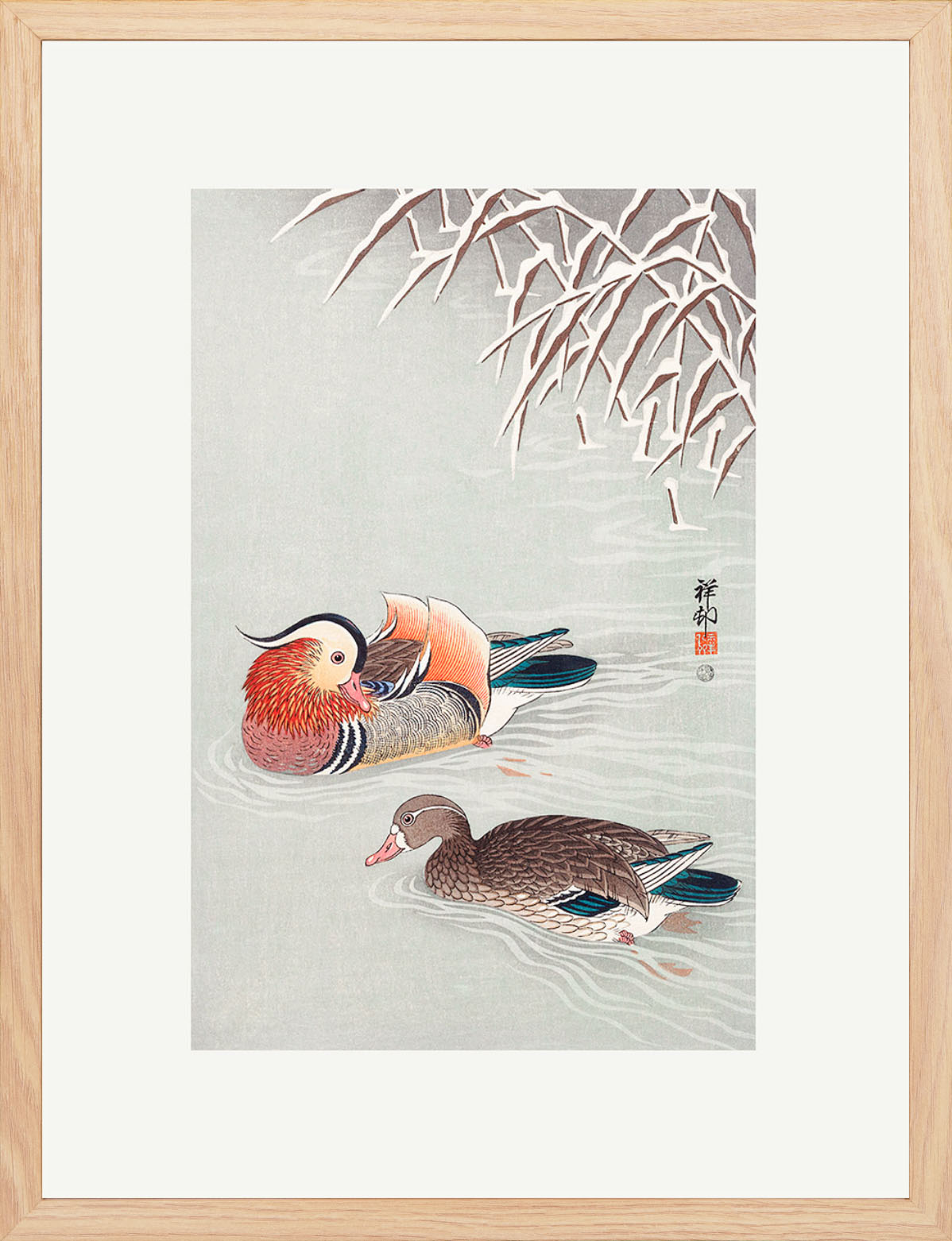 Mandarin Ördekleri - Ohara Koson