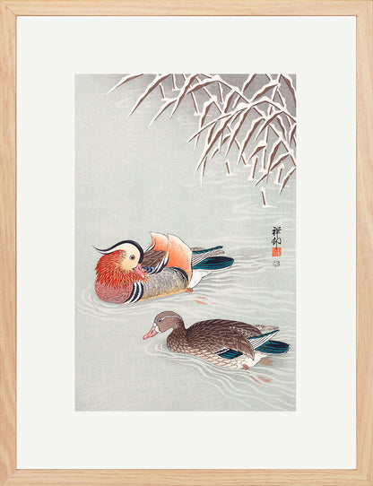 Mandarin Ördekleri - Ohara Koson