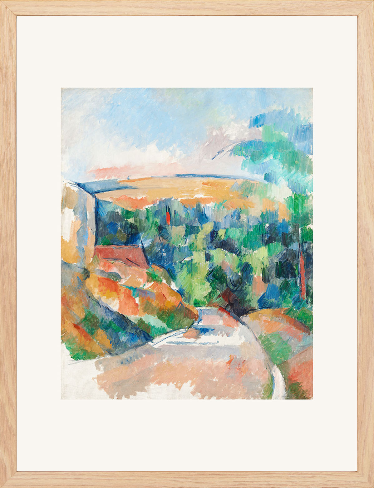 Yoldaki Viraj - Paul Cézanne
