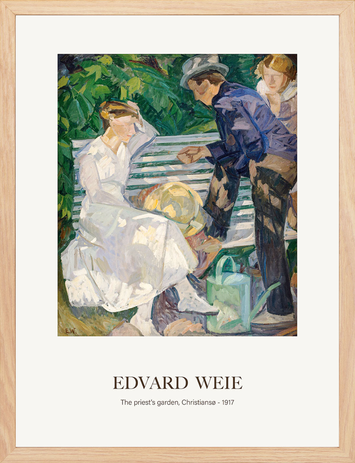 Rahibin Bahçesinde - Edvard Weie