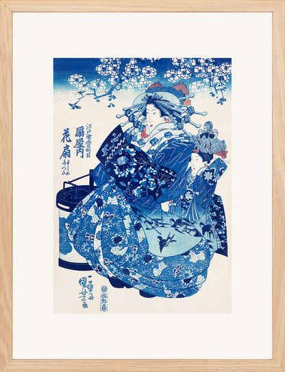 Ogiya uchi Hanaogi - Utagawa Kuniyoshi
