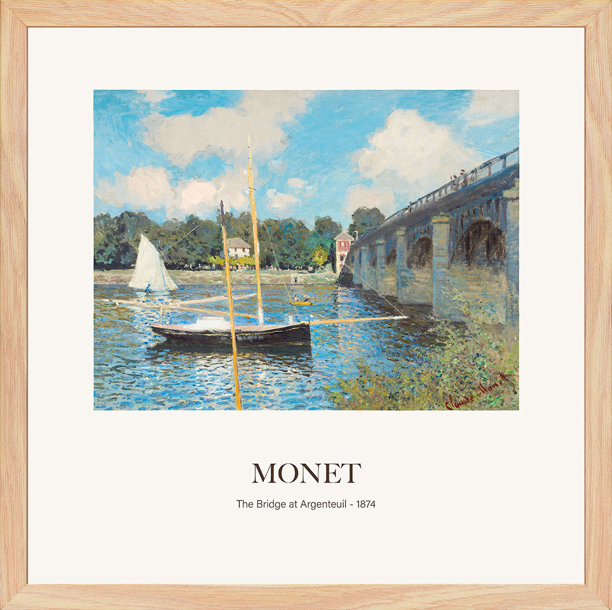 Argenteuil’de Köprü - Claude Monet