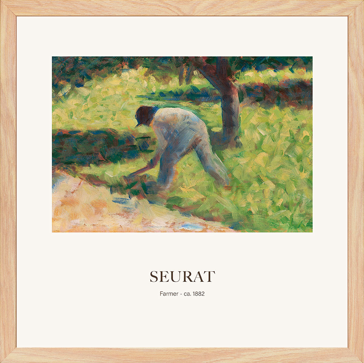 Çapalı Köylü - Georges Seurat