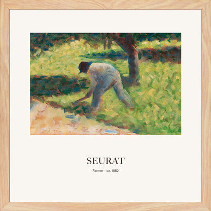 Çapalı Köylü - Georges Seurat