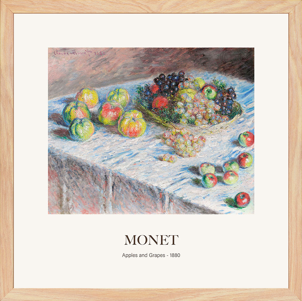 Elmalar ve Üzümler - Claude Monet