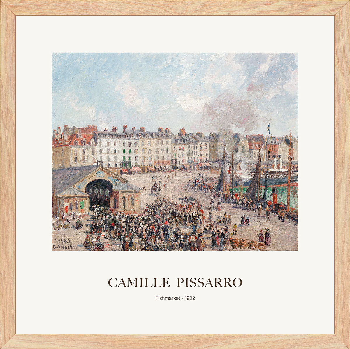 Balık Pazarı - Camille Pissarro