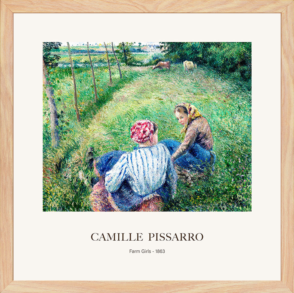 Köylü Kızları - Camille Pissarro
