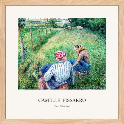 Köylü Kızları - Camille Pissarro